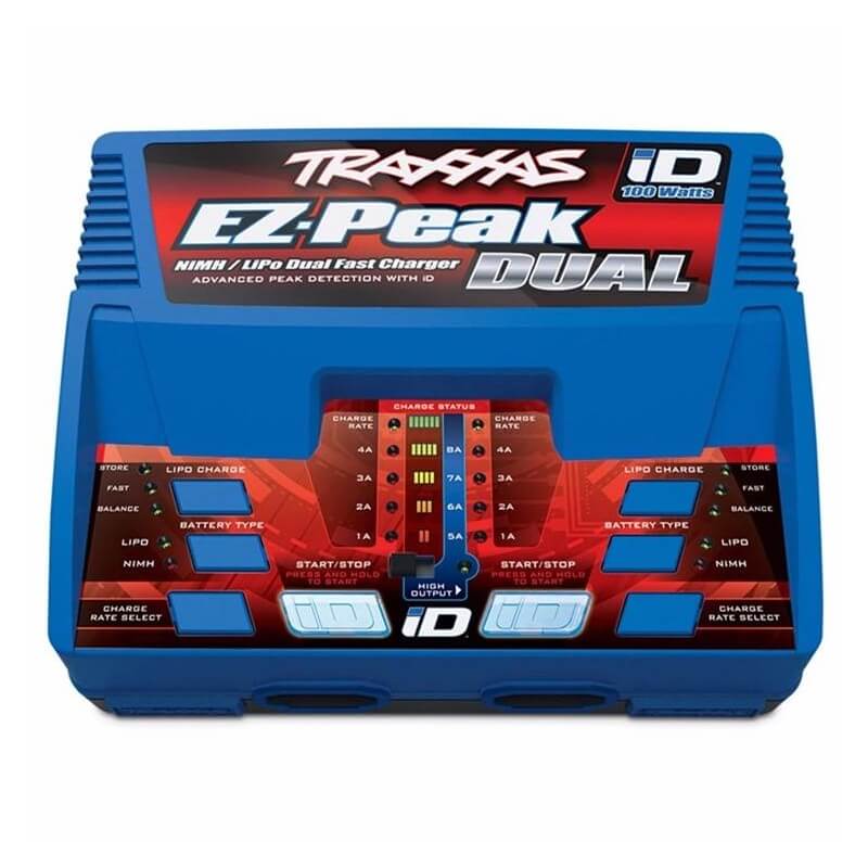 Traxxas 2990G - Chargeur 100W 2972G + 2X Lipo 11.1V 5000mAh 2872X