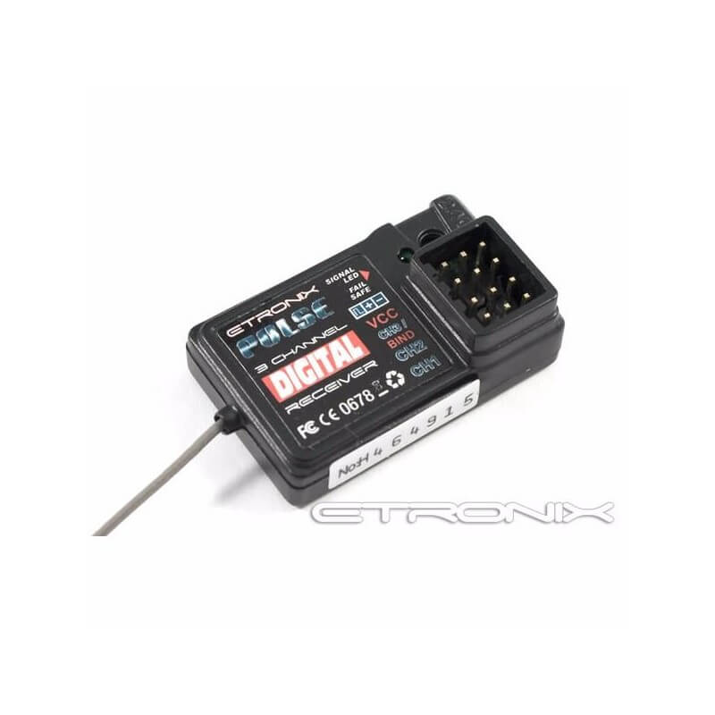 Etronix Radio Pulse GFSK 2.4ghz 2 voies ET1060