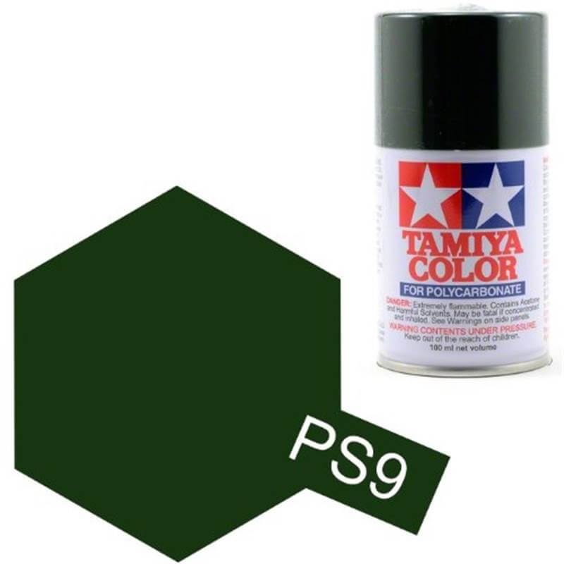 Peinture Lexan PS9 Vert Tamiya 86009