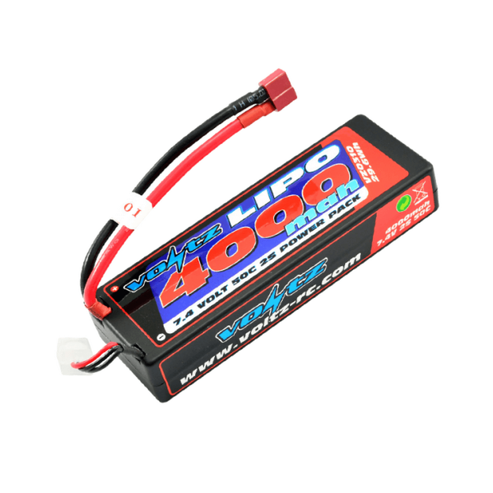 Pack chargeur 80W AC/DC + batterie LiPo 2S 7,4V 4000mAh 50C HARD CASE +