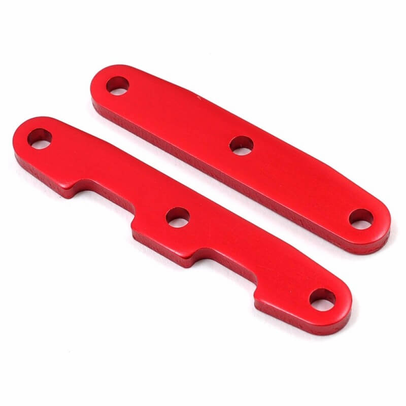 Supports alu de tirants anodisés rouge AV et ARR x2 Traxxas 6823R