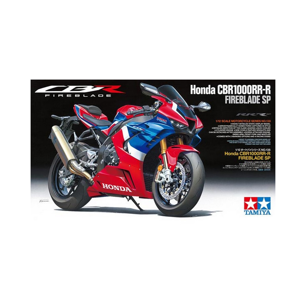 Tamiya 300014138 Honda CBR 1000-RR-R Fireblade SP Maquette de moto