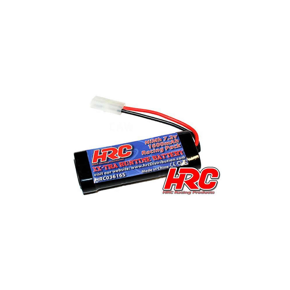 Batterie NiMh 7.2V 1600 mAh Prise Tamiya (93x35x19mm) - HRC03616S