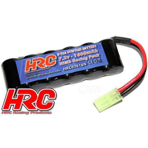 Batterie 7,2V Ni-Mh 1600mAh Mini Tamiya pour Maverick ION 1/18 - MV28103