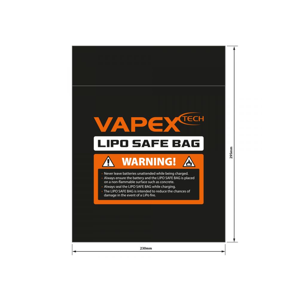 Sac de Protection pour Accu Lipo 23 x 30 cm - VPLIPOBAGB
